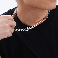 Colar Masculino Aço Inox: Minimalista e Estiloso - imagem 2