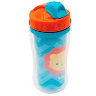 Copo BUBA Parede Dupla com Canudo Animal Fun - Leão Colorido | Seguro, Estiloso e Ideal para Crianças - imagem 4