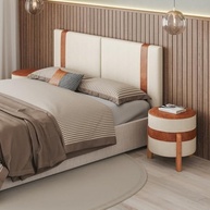 Cabeceira Dobrável ARTE Estofada em Linho – Sofisticação e Conforto para o Seu Quarto - imagem 5