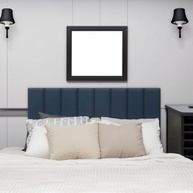 Cabeceira Cama Box Queen 8 Módulos Estofada Modular Azul - Design Moderno e Conforto Total - imagem 3