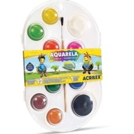 Estojo Aquarela Acrilex 12 Cores: Liberte sua Criatividade! - imagem 1
