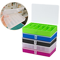 Estojo Organizador Multiuso com 9 Divisórias: Organize Sua Pesca e Objetos com Estilo - imagem 1