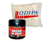 Kit Polimento Automotivo Completo: Massa N°2 500g Radnaq + Estopa Odipa para Brilho Impecável - imagem 2