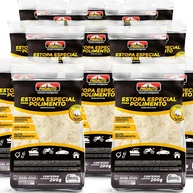 Kit 12 Estopas 100% Algodão Premium 200g: Brilho Impecável e Limpeza Profissional para Carros, Motos e Casa - imagem 1