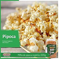 Milho de Pipoca Orgânico Ecobio 1kg: Sabor Natural e Saúde em Cada Estouro! - imagem 1