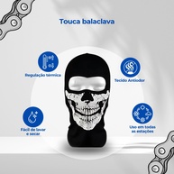 Balaclava Caveira: Estilo e Proteção na Estrada - imagem 2