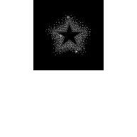 Estrela Prata Strass: Kit 2 Peças para Decoração - imagem 1