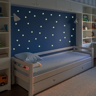 Adesivo de Teto Estrelas Fluorescentes Neon Infantil - 35 Unidades para Quarto Mágico - imagem 4