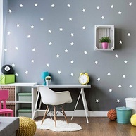 Adesivo de Parede Estrelas Brancas 54 Unidades - Decore com Charme e Estilo - imagem 2