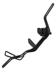 Estribo Dianteiro Pro Tork Metal Light Titan 150 / Fan 125/150 (2009-2013) Preto - Segurança e Estilo! - imagem 2