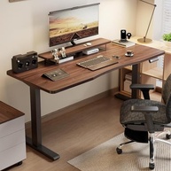 Estrutura de Mesa Elétrica Ajustável com 3 Memórias | Altura 72-120cm | Base Ergonômica Silenciosa (Preto) - imagem 3