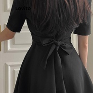 Vestido Elegante Lovito: Amarração e Estrutura - imagem 2