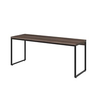 Mesa Dinâmica Diretor 180x60x75cm - Design Moderno em Nogal e Estrutura Preta - imagem 4