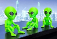 ET Extraterrestre Alienígena 3D - Decoração e Brinquedo Criativo 11,5 cm - imagem 4