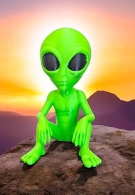 ET Extraterrestre Alienígena 3D - Decoração e Brinquedo Criativo 11,5 cm - imagem 5