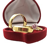 Alianças de Casamento/Noivado 6mm: Amor Eterno! - imagem 2