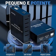 Extensor HDMI 120m 4K 30Hz via Ethernet - Transmissão Sem Perdas e Confiável - imagem 3