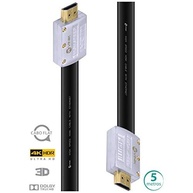 Cabo HDMI 2.0 4K Ultra HD 3D 5m Vinik H20FL-5: Conexão Ethernet e Conector Desmontável - imagem 3