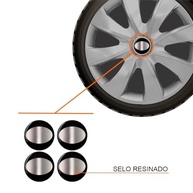 Jogo de Calotas Prime Silver Aro 14 para Toyota Etios, Corolla, Yaris e Prius + Selo Resinado - imagem 3