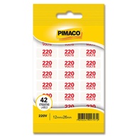 Etiqueta 220V Pimaco: Sinalize com Segurança! - imagem 1