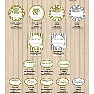 Etiquetas Doces Gourmet: 100 Adesivos! - imagem 1
