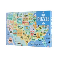 Quebra-Cabeça dos EUA 1000 Peças com Pôster Ilustrado - Descubra os 50 Estados Americanos e Atrações Turísticas - imagem 4