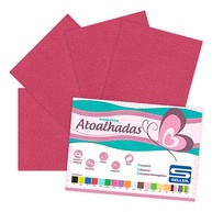 EVA Atoalhado Rosa Escuro: 5 Folhas 40x60cm - imagem 1