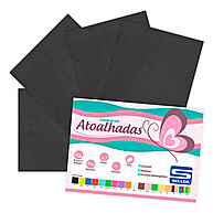 EVA Preto 40x60cm: 5 Folhas para Artesanato! - imagem 1