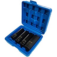 Soquetes de Impacto 1/2" Longos: Kit 4 Peças Evald - imagem 2