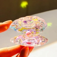 Estatueta de Concha de Cristal Colorida - Decoração Elegante e Presente Ideal para Casa e Eventos - imagem 3