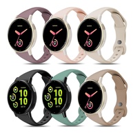 EverAct Pulseiras de relógio finas de silicone compatíveis com Vivoactive 6/5/3/3 Music, pulseira esportiva fina e estreita de 20 mm para Venu Sq 2/Forerunner 55/165/645/245 feminino e masculino - imagem 1
