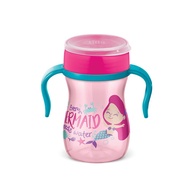 Lillo Copo 360º Evolution Rosa 240ml com Alça - Transição Segura e Divertida para Bebês - imagem 1