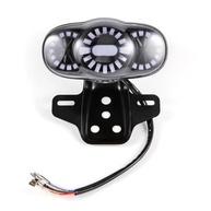 Luz Traseira LED RGB Multifuncional Evomosa: Freio, Seta e Placa Integrados para Motos Universais 12V - imagem 2