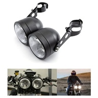 Farol Duplo Evomosa para Motos Custom: Bobber, Chopper, Cafe Racer - Ilumine Sua Jornada! - imagem 1