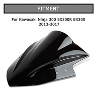 Para-brisas Bolha Dupla Esportiva para Kawasaki Ninja EX300R 2013-2017 - Preto - imagem 3