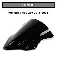 Para-brisa Bolha Dupla Preto para Kawasaki Ninja 400 EX400 (2018-2023) - imagem 3