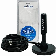 Mini Antena Digital Interna/Externa HDTV 4.0 Dbi Exbom - Sinal Forte e Imagem Clara! - imagem 5