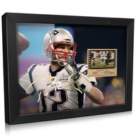 Colagem em Moldura Tom Brady Legends Never Die - 28x35cm - Foto Exclusiva para Fãs - imagem 3