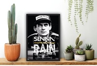 Quadro Decorativo Ayrton Senna Fórmula 1 - Design Exclusivo 33x24 cm - imagem 3