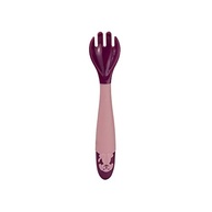 Kit de Talheres Ergonômicos Rosa para Bebê – Design Exclusivo e Seguro - imagem 3