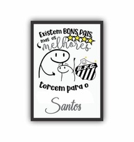 Quadro Decorativo Futebol Pai Peixe 45x33cm - Design Exclusivo para Ambientes Esportivos - imagem 2