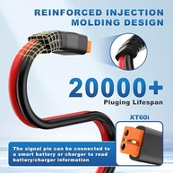 Conector Solar XT60i 10AWG: Expanda sua Energia Solar Portátil com Segurança e Eficiência (40 pés) - imagem 4