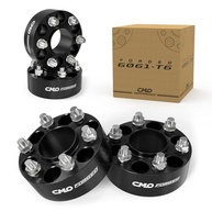 Espaçadores de Roda Customadeonly 6x135 (2") para F150, Expedition, Navigator - Hubcentric True Forged Preto M14x1.5 (4 Peças) - imagem 2