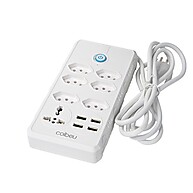 Extensão Elétrica COIBEU: 6 Tomadas + 4 USB - imagem 1