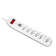 Extensão Múltipla 6 Tomadas 10A 2 USB com Proteção | Goldentec - imagem 1