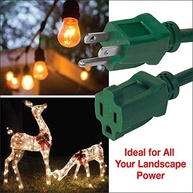 Cabo de Extensão Externo Clear Power 7,6m Verde: Iluminação e Segurança para seu Jardim - imagem 4