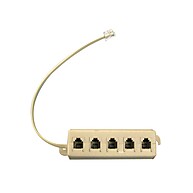 Extensão Telefônica com 5 Entradas RJ11 – Conecte Vários Aparelhos - imagem 1