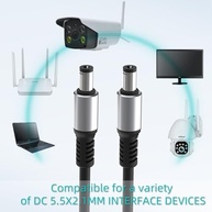 Cabo Extensor Sovunis 5.5mm x 2.1mm Macho-Macho 12V: Conexão Segura para suas Câmeras e Eletrônicos - imagem 5