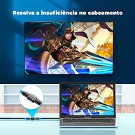 Adaptador Emenda Extensor Cabo HDMI Fêmea x Fêmea Vention - Conexão Ampliada e Qualidade Superior - imagem 5