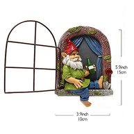 Estátua de Jardim Elf Out The Door Tree Hugger - Decoração Externa com Estilo e Charme - imagem 3